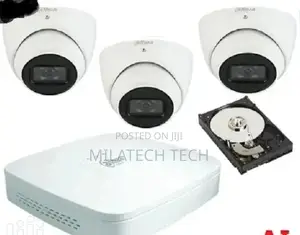 Four Cameras Kit With 100m Cable 500GB HDD
