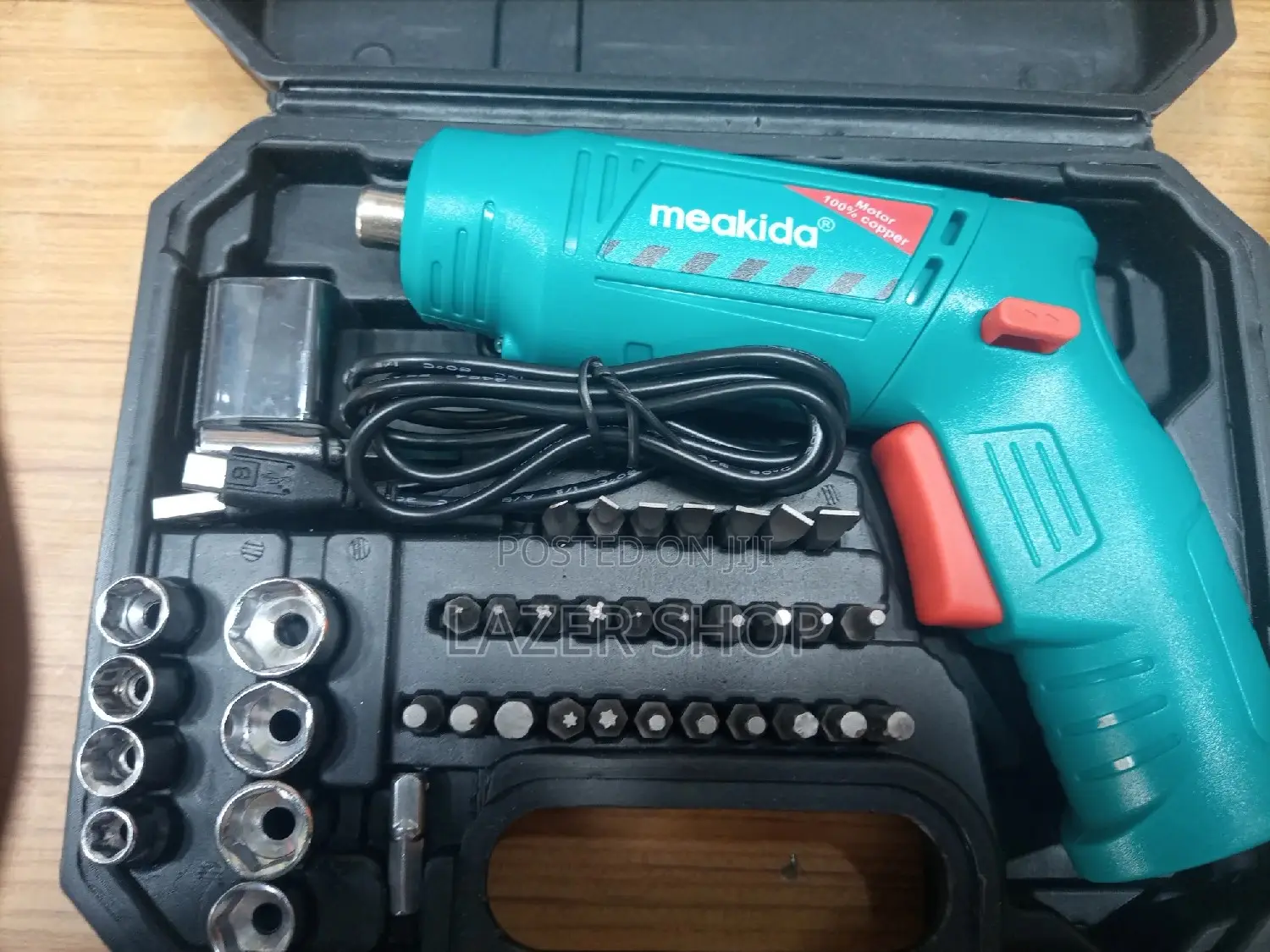 Meakida Cordless Drill With Tool Kit