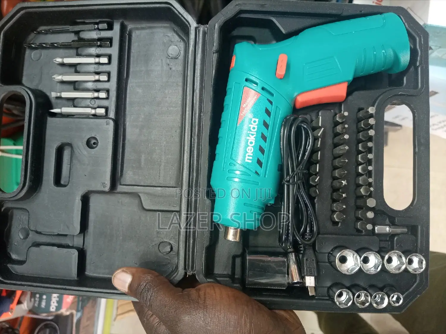 Meakida Cordless Drill With Tool Kit