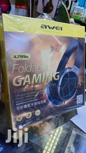 Awei A799 Bl Foldable Stereo Gaming Headset With Mic. - thumbnail 2