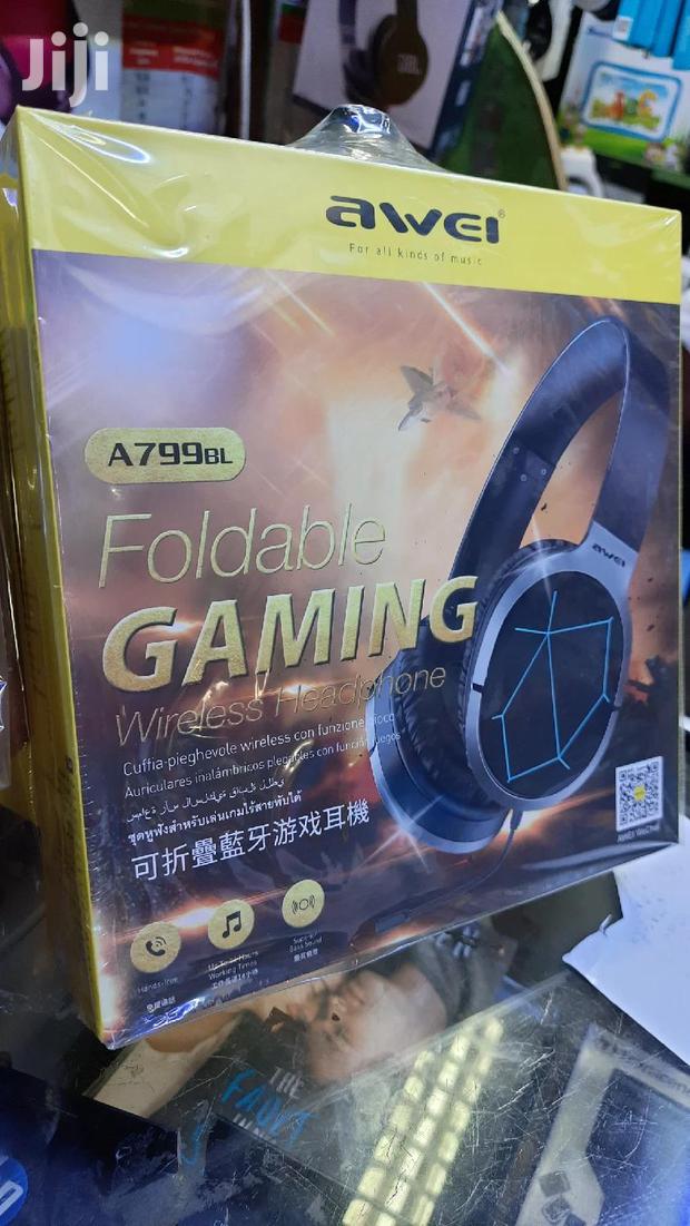 Awei A799 Bl Foldable Stereo Gaming Headset With Mic. - main view