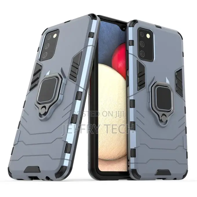 Samsung Galaxy A02S Case Cover With Filp - Blue