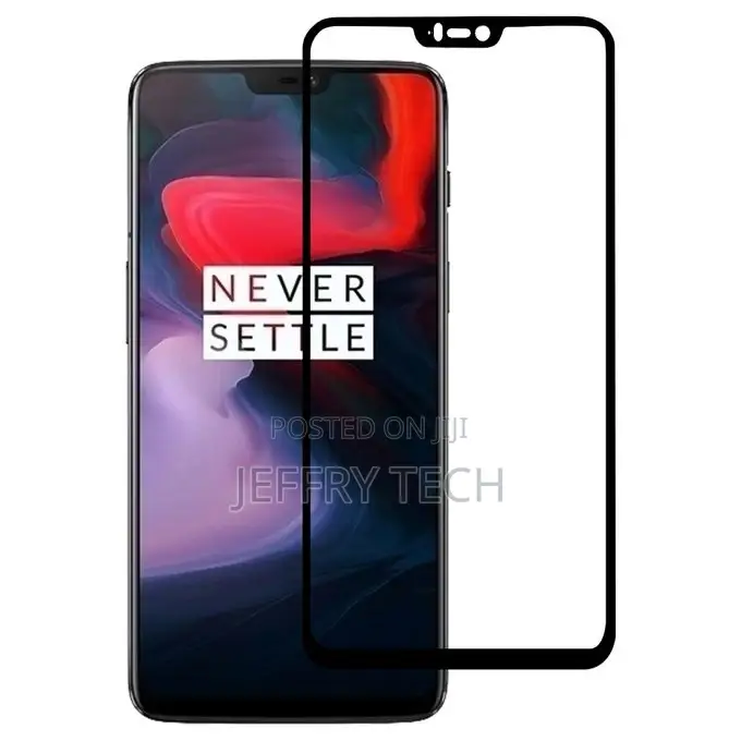0.33mm 9H 2.5D Tempered Glass Film for Oneplus 6-Black