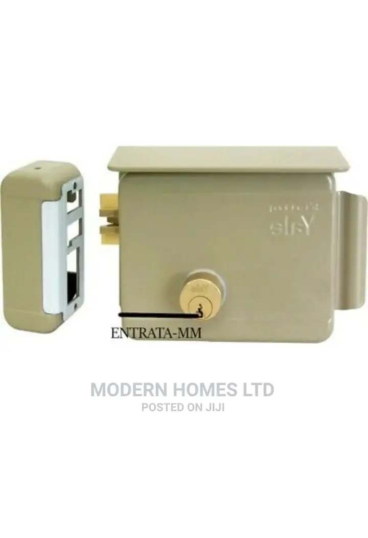 Electric Rim Locks With Reversed Latch For External Doors