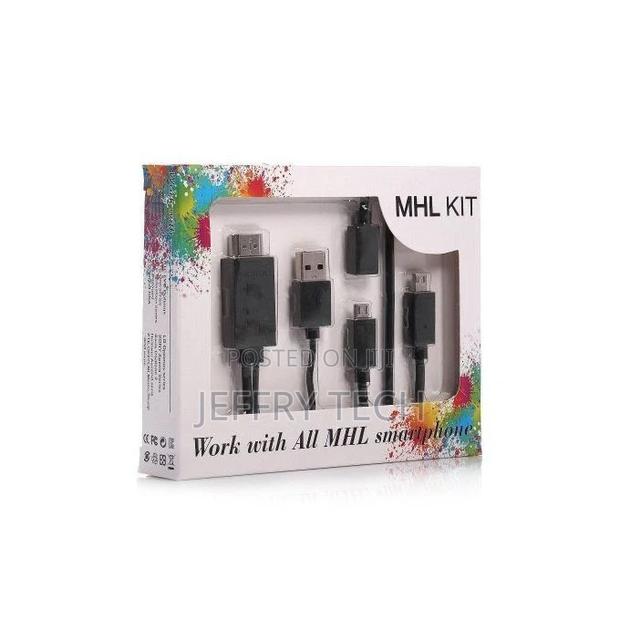 Mhl Micro USB to HDMI Cable Adapter - Black - main view
