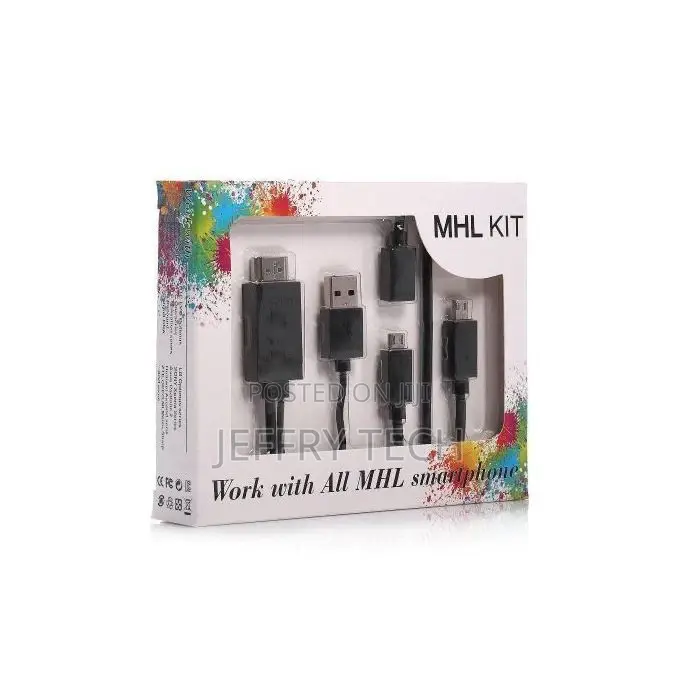 Mhl Micro USB to HDMI Cable Adapter - Black