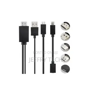 Mhl Micro USB to HDMI Cable Adapter - Black