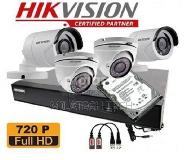 Four 4 HILOOK By Hikivision CCTV Cameras Complete Set Kit