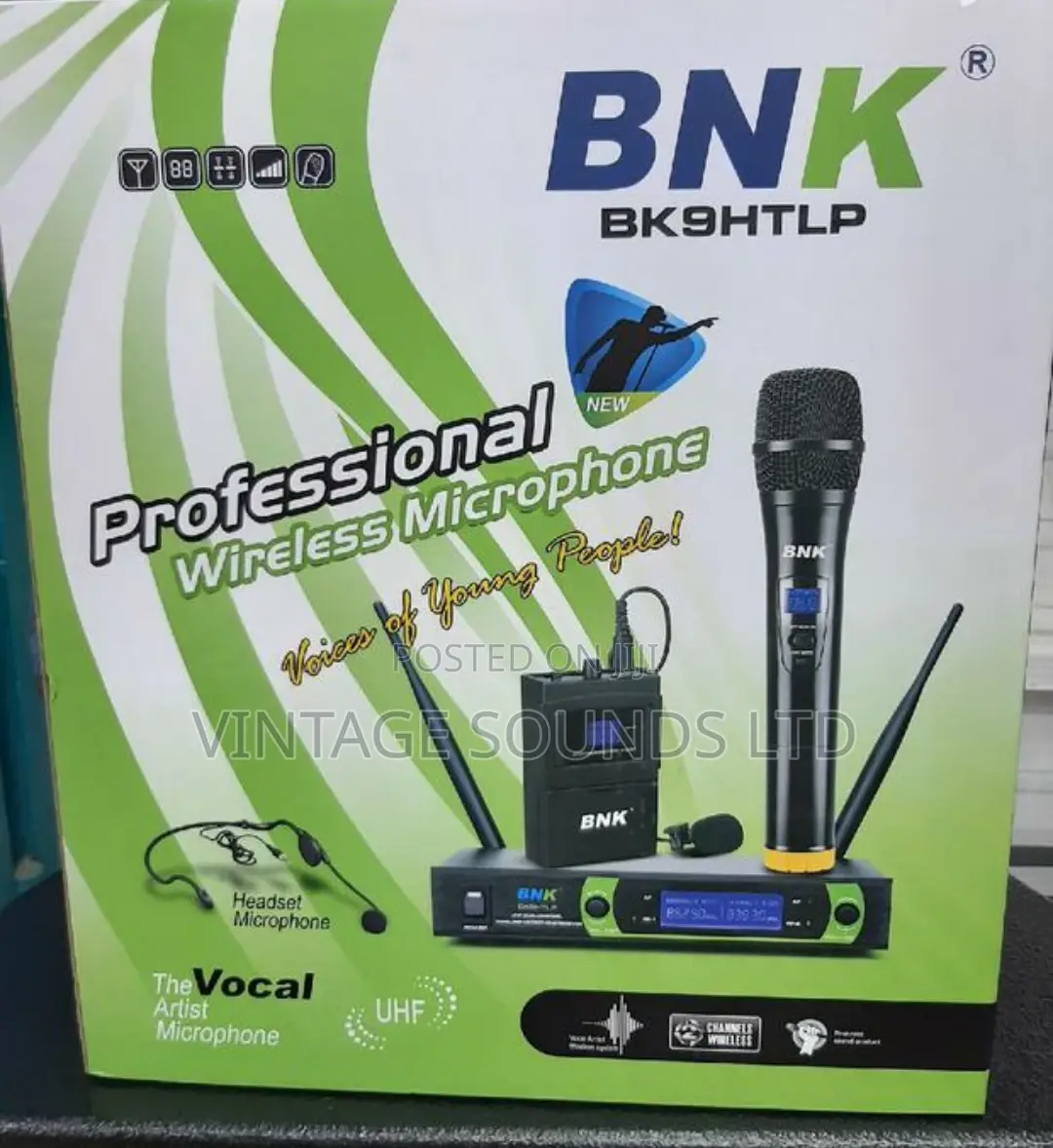 Bnk 3 in 1 Professional Wireless Microphone