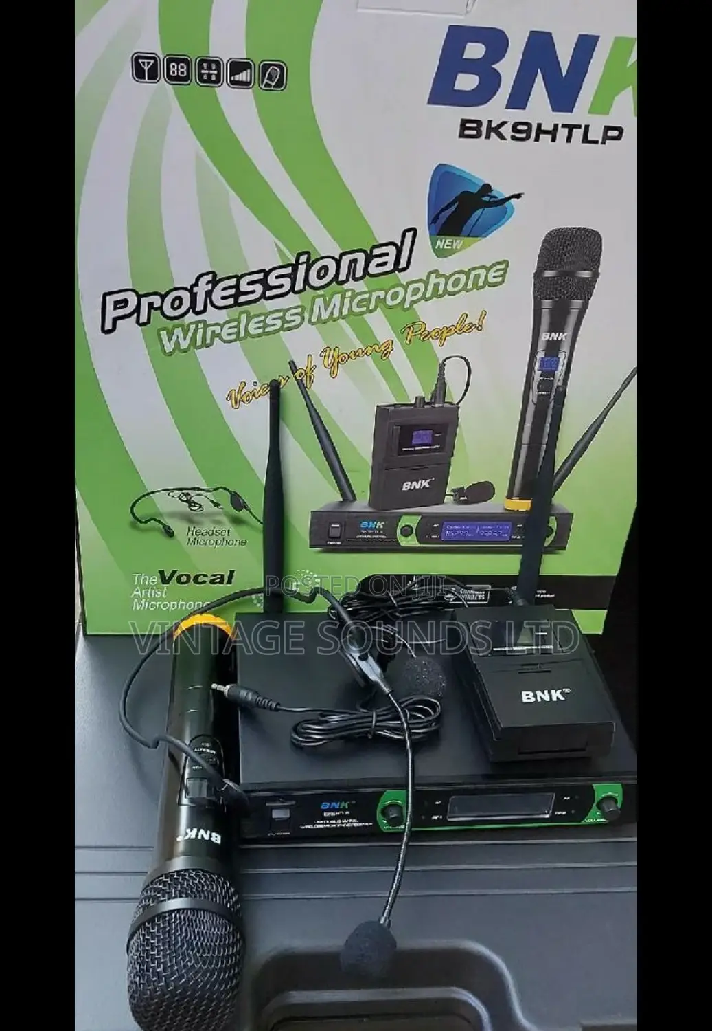 Bnk 3 in 1 Professional Wireless Microphone
