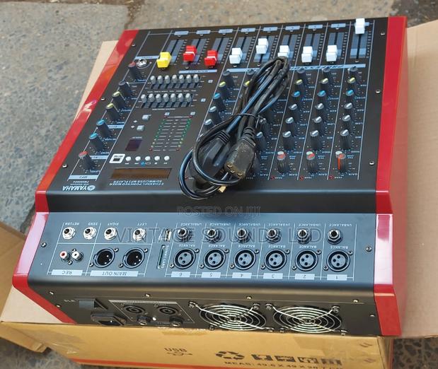 6channel Yamaha Powered Mixer - main view