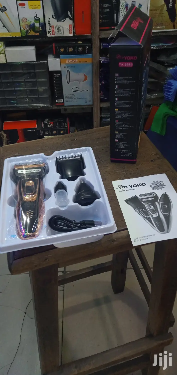Pro-Yoko 3in1 Rechargeable Shaver/ Hair Clipper/Nose Trimmer