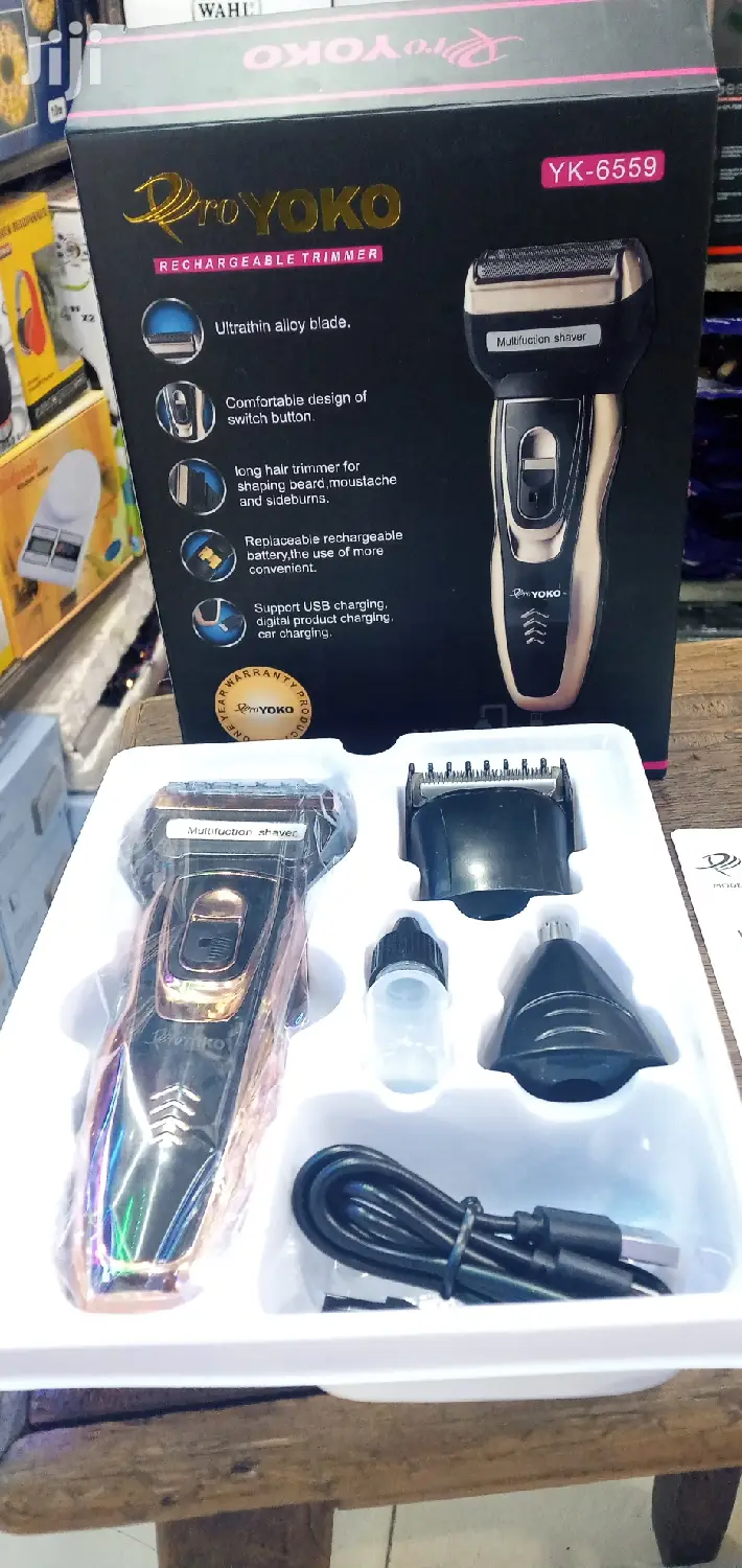 Pro-Yoko 3in1 Rechargeable Shaver/ Hair Clipper/Nose Trimmer