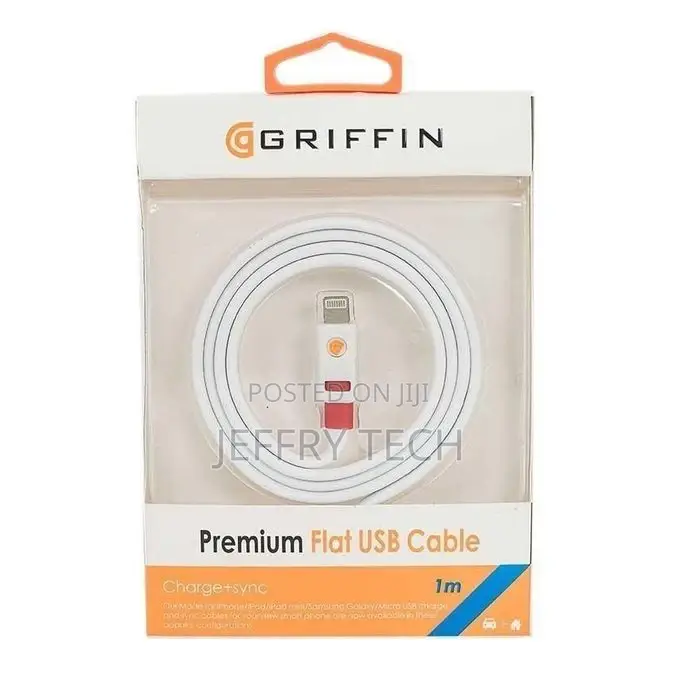 Griffin Cable for iPhone 5/6/ and iPhone 6plus/ iPad - White