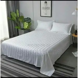 6x6 Stripped Cotton Bedsheet