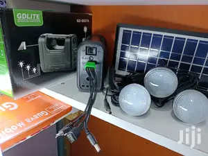 Solar Lighting System , Gd 8017a, 30watts , Three Bulbs, Ori