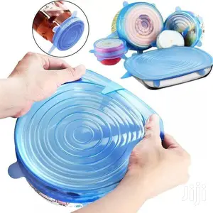 6pcs Elastic Silicone Food Cover