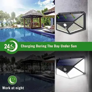 100 Watt LED Solar Security Light With Human Body Sensor