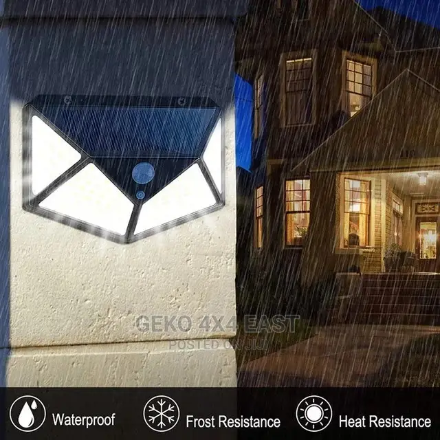 100 Watt LED Solar Security Light With Human Body Sensor