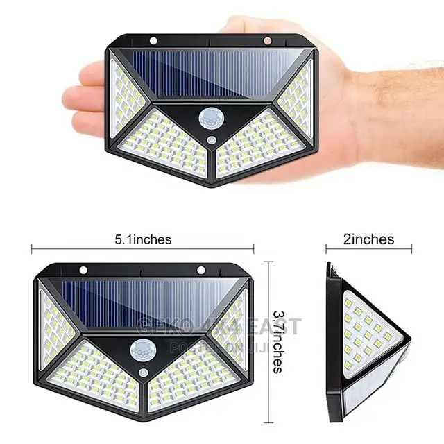 100 Watt LED Solar Security Light With Human Body Sensor