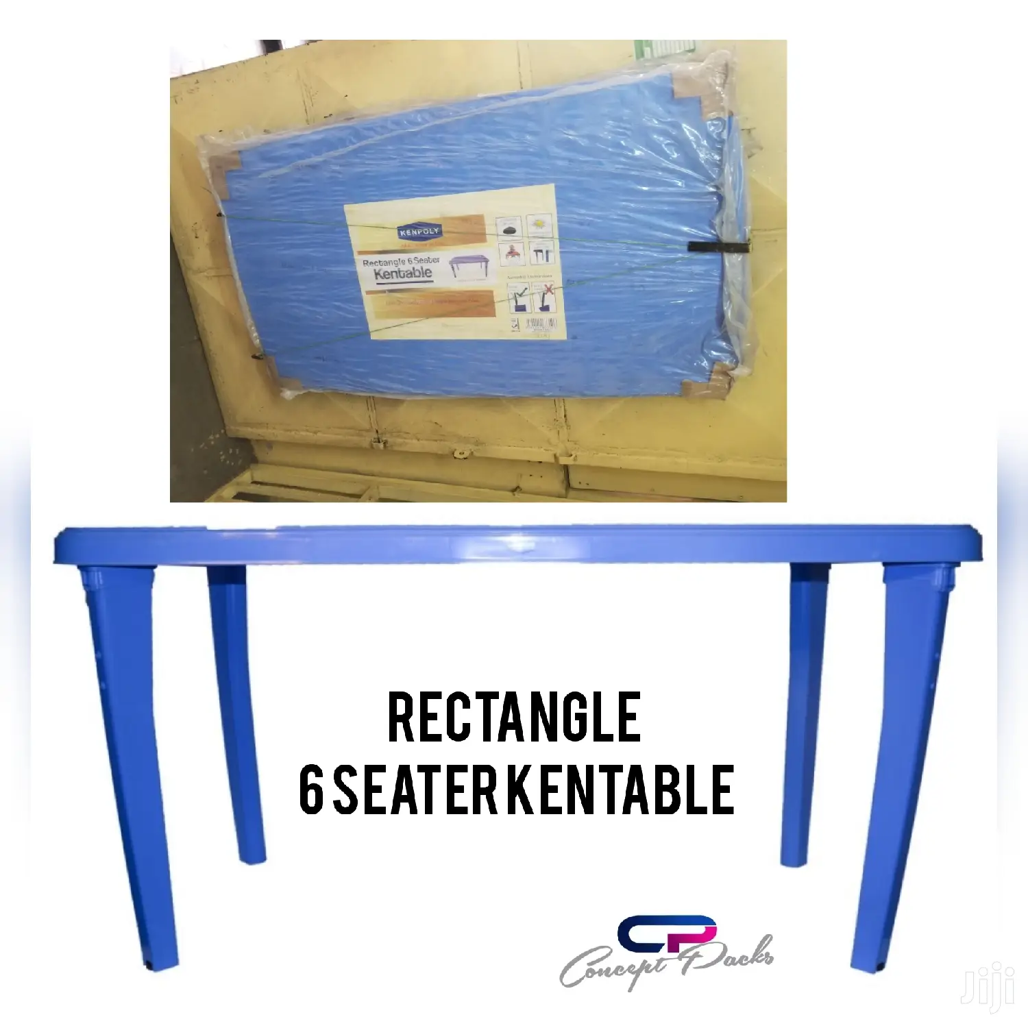Kenpoly 6 Seater Rectangle Table