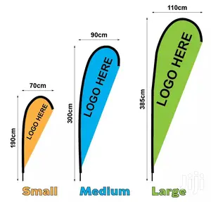 Tear Drop Banner Printing