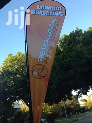 Tear Drop Banner Printing