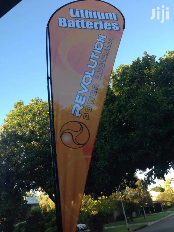 Tear Drop Banner Printing