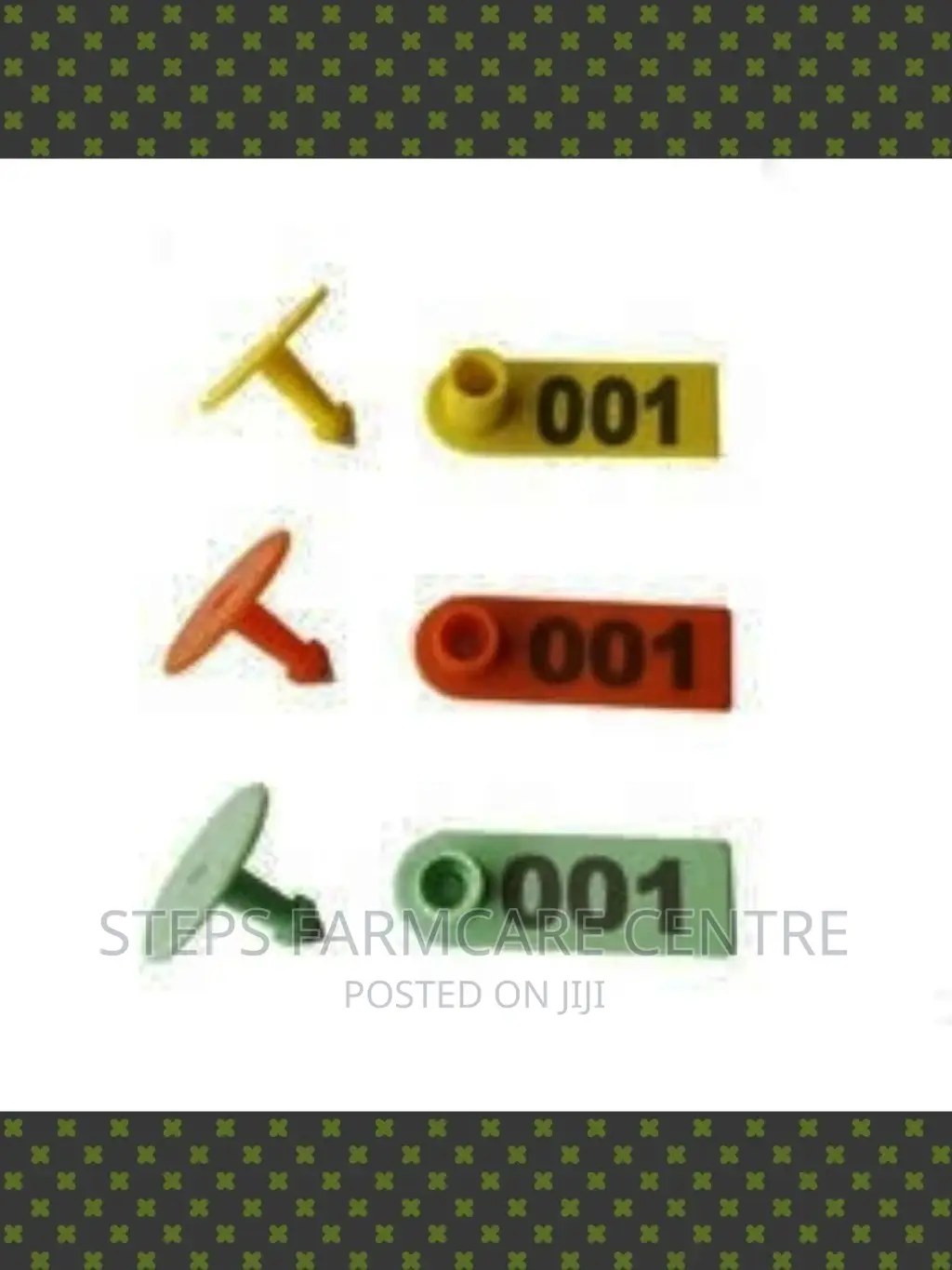 Goats' Ear Tags , Numbered at 30 Per Piece