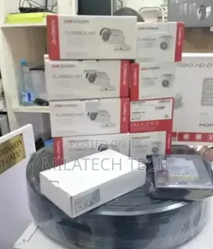 Eight 8 Hikvision Complete Cctv Cameras System Package Sale