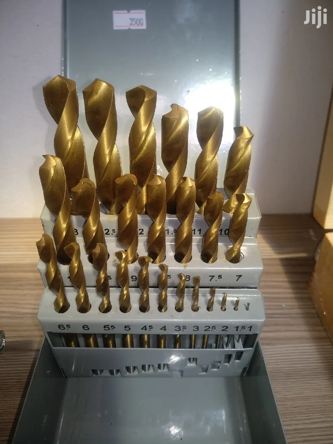 25pcs HSS Titanium-Plated Twist Drill 1-13mm