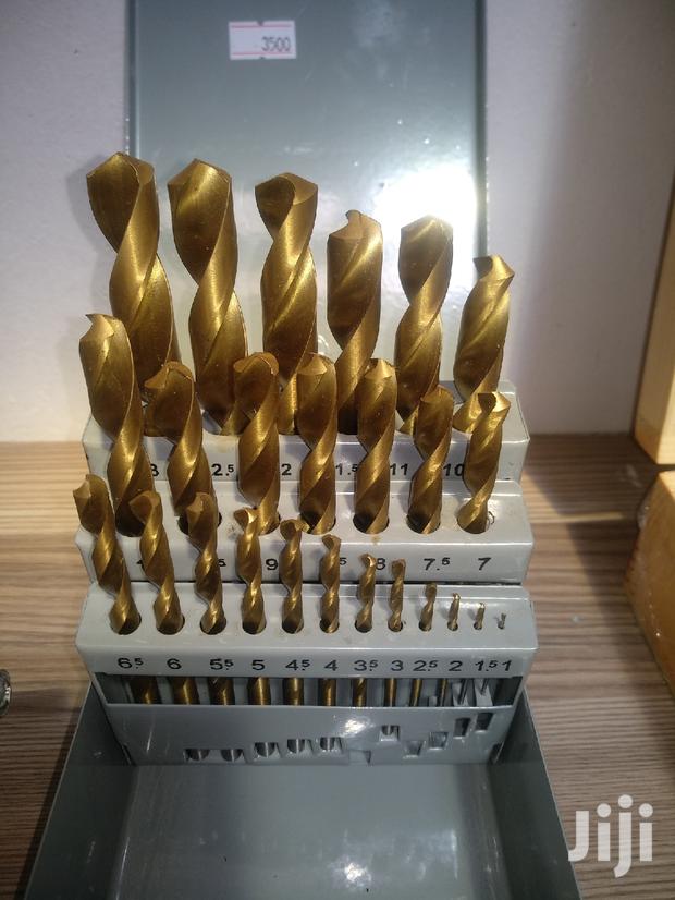 25pcs HSS Titanium-Plated Twist Drill 1-13mm - main view