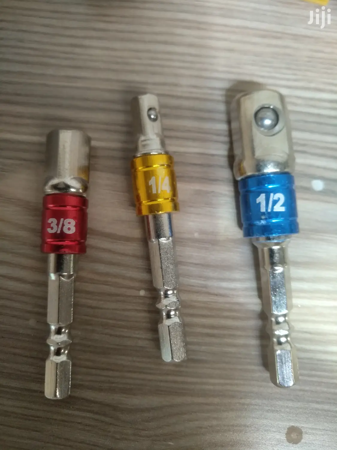 3pcs Socket Drives 1/4, 3/8, 1/2