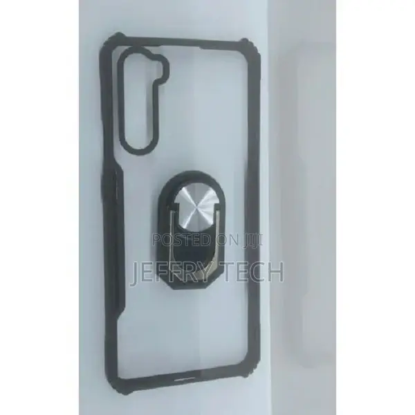 Clear Case for ONE PLUS Nord Ring Hard Casecover -Black