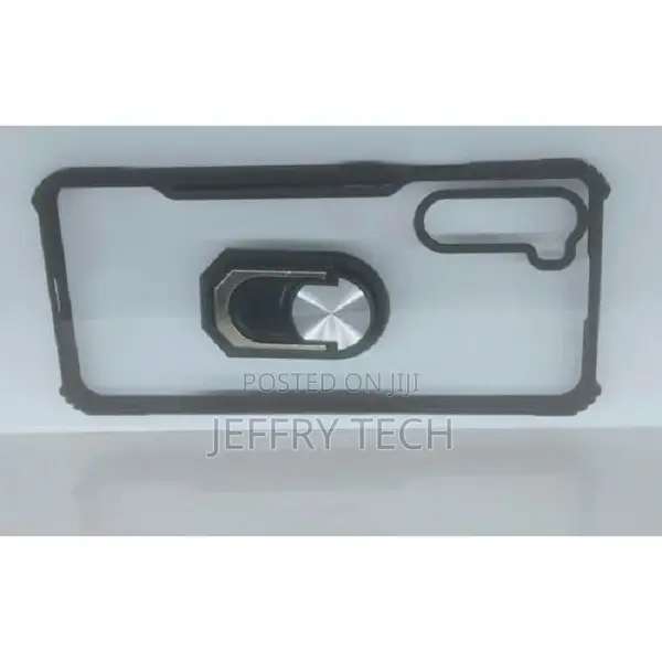 Clear Case for ONE PLUS Nord Ring Hard Casecover -Black