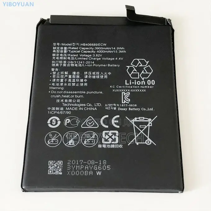 Huawei Y7 2019 Battery HB396689ECW 4000mah