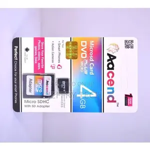 Aacend 4GB Microsdhc Memory Card With Adapter