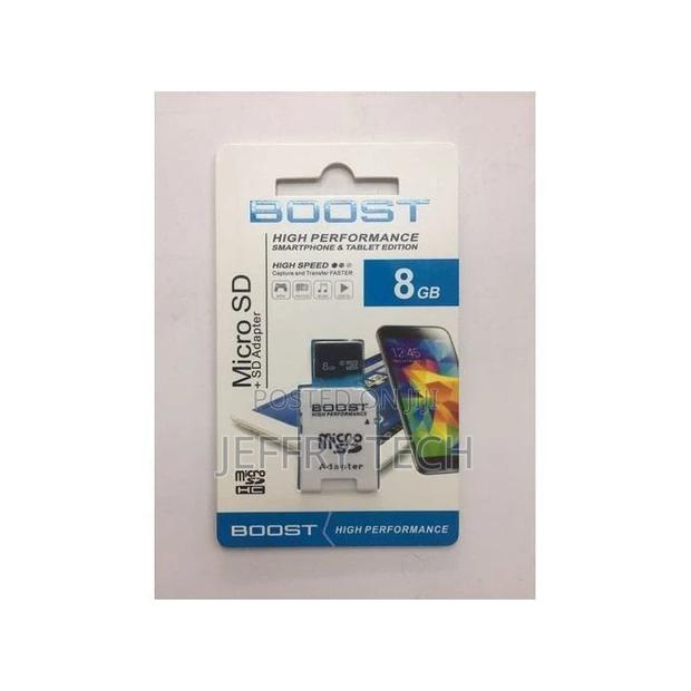 Micro SD- Boost Memory Card 8GB