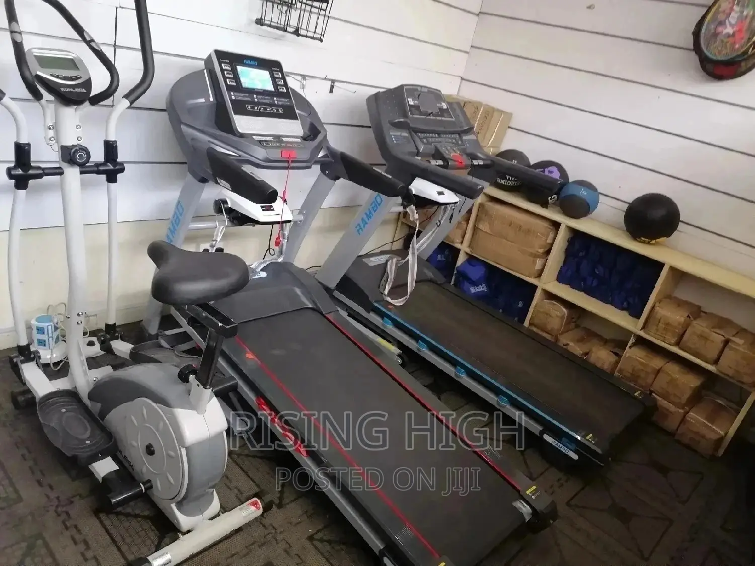 Treadmills.