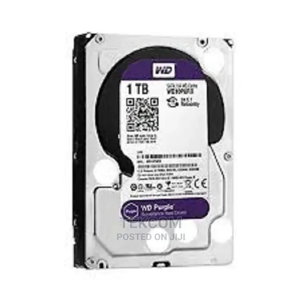 WD Purple Surveillance Hard Drive 1 TB 64 MB 5400 Rpm