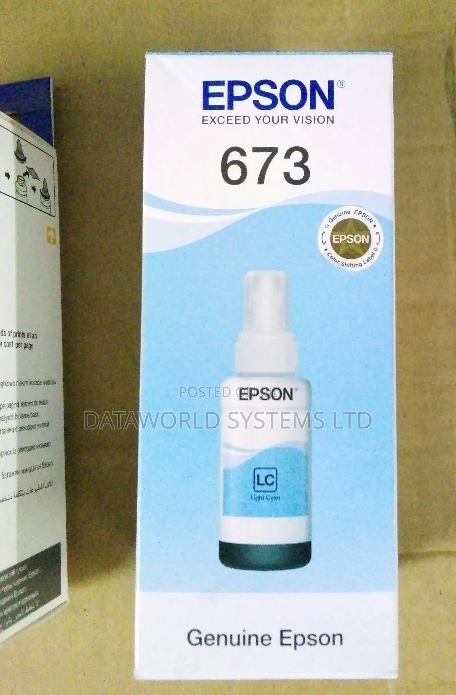 Epson T6735 Light Cyan Ink Bottle 70ml