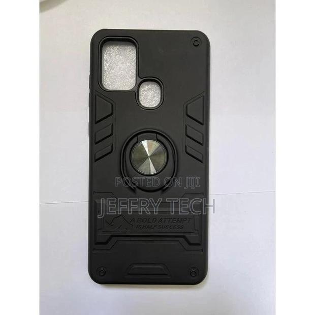 My Choice Samsung Galaxy A21s Ring Armor Back Cover