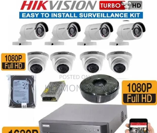 Eight 8 Hikvision 1080p Full HD CCTV Camera Complete System