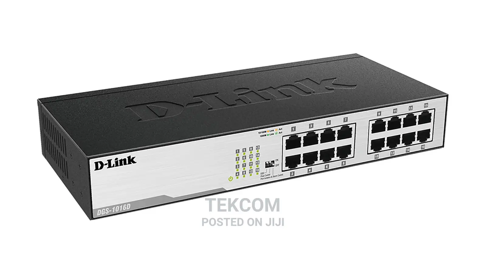 D LINK DGS-1016D 16-Port Gigabit Unmanaged Desktop Switch