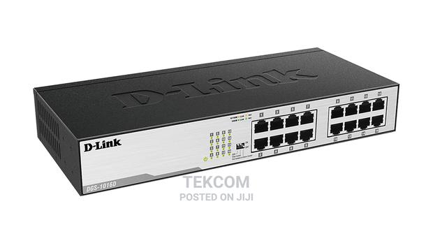 D LINK DGS-1016D 16-Port Gigabit Unmanaged Desktop Switch