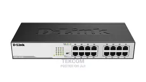 D LINK DGS-1016D 16-Port Gigabit Unmanaged Desktop Switch