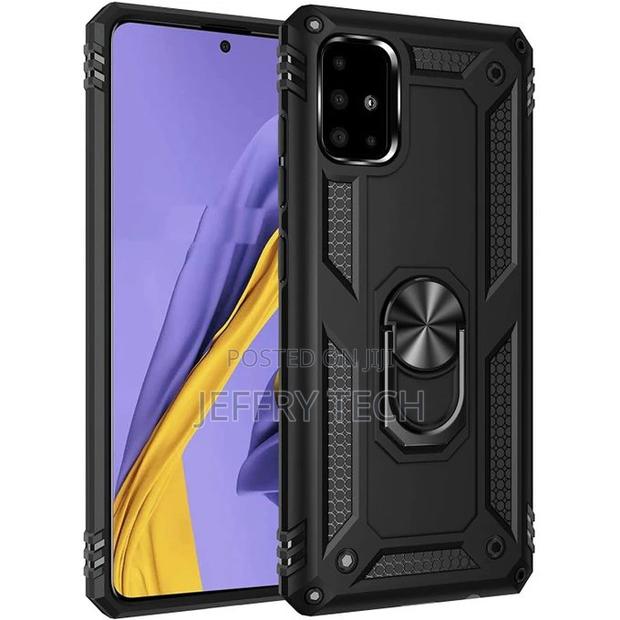 My Choice Samsung Galaxy A71 Ring Armor Back Cover