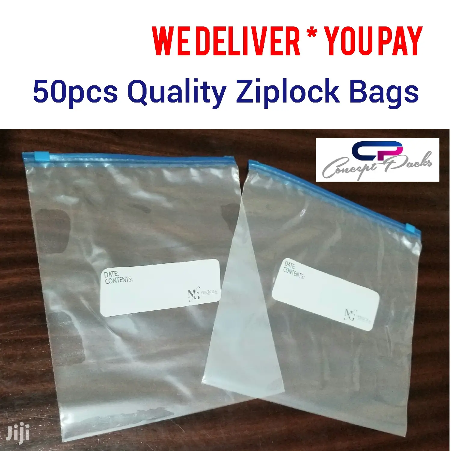 OFFER! 50pcs (2.5kg) Ziplock Bags
