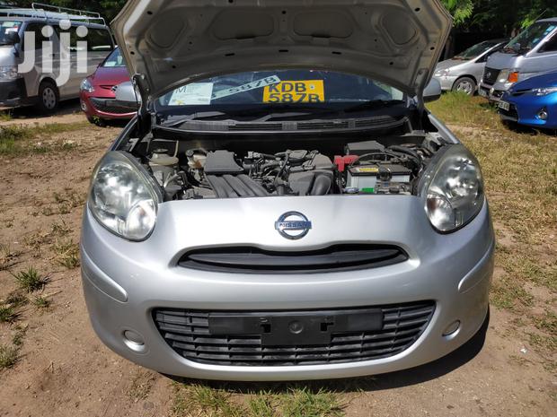 Nissan March 2015 Silver - thumbnail 2