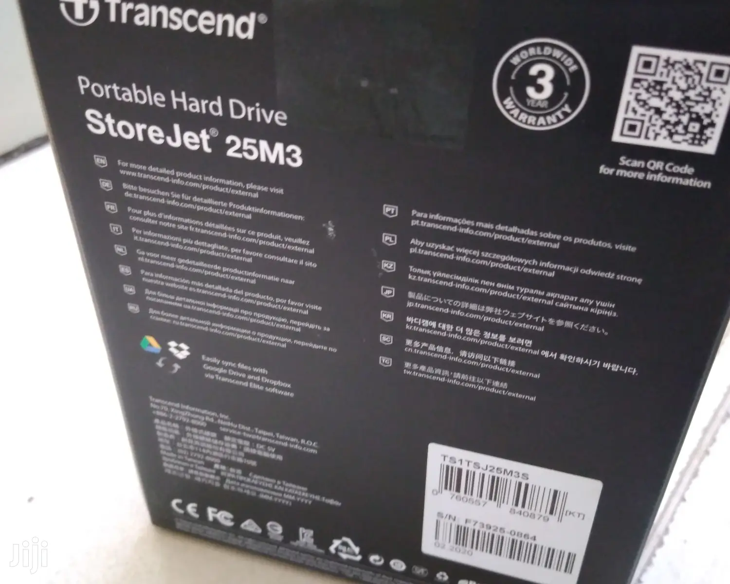 Transcend Harddisk Drive
